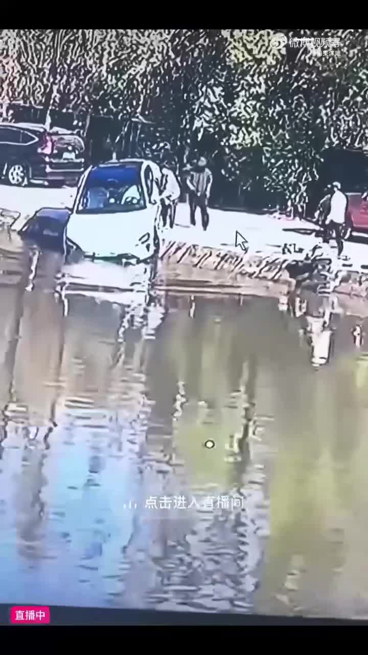 Xiaomi SU7 tự đỗ xuống nước