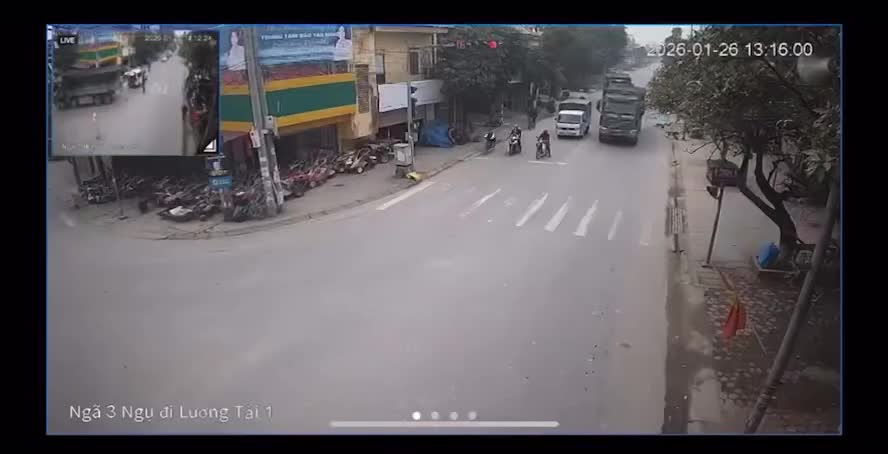 Một em học sinh tử vong thương tâm dưới bánh xe tải