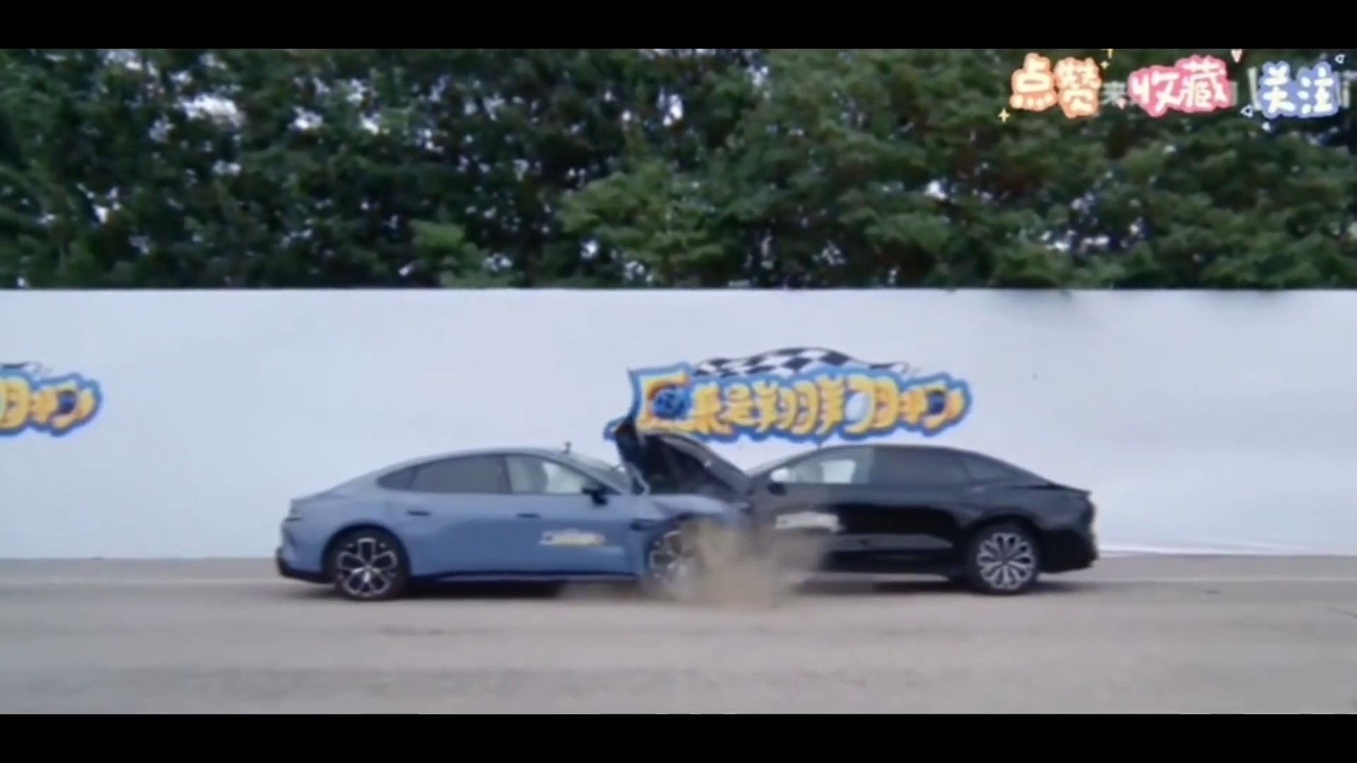 Video Xiaomi SU7 thử nghiệm va chạm với Zeekr 007