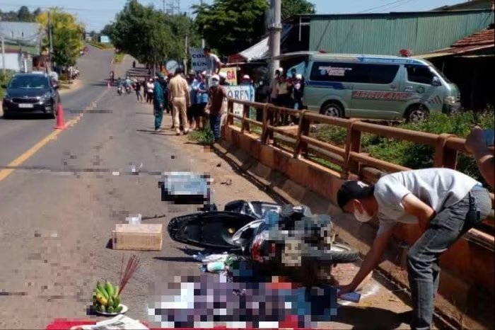 Va chạm trên QL28, người phụ nữ tử vong tại chỗ
