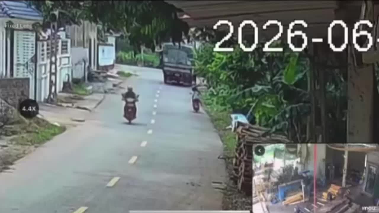Xe tải lùi va chạm tại Thôn Trại Diễn, xã Hợp Lý, tỉnh Phú Thọ khiến 2 bé gái ra đi mãi mãi