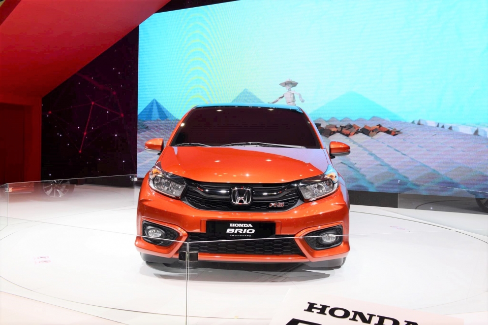 Cận cảnh xe cỡ nhỏ Honda Brio tại triển lãm VMS 2018
