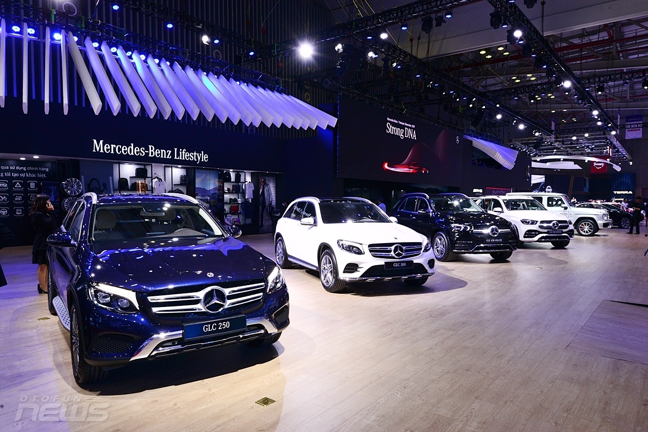 Gian hàng Mercedes-Benz tại triển lãm VMS 2019